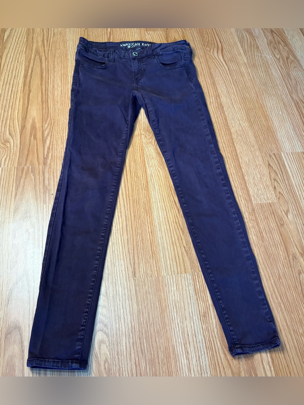 American Eagle Outfitters Women’s Skinny Jeans in Dark Purple